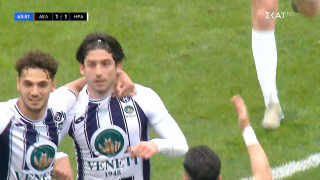 ΑΕΛ-Ηρακλής: Με εξαιρετική κεφαλιά ο Τσιριγώτης κάνει το 1-1