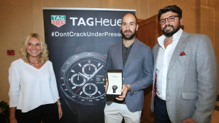 Ο Σπανούλης το                 βραβείο MVP-TagHeuer