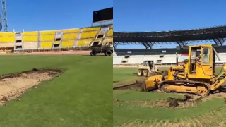 ΟΦΗ: Εικόνες από τις πρώτες εργασίες στο Παγκρήτιο Στάδιο