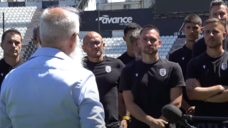 ΠΑΟΚ: Ομιλία Σαββίδη πριν το ματς με τον Ολυμπιακό