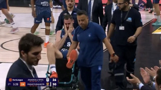Σοβαρός τραυματισμός του Παπαγιάννη: Αποχώρησε με κλάματα από το Εφές-Παναθηναϊκός