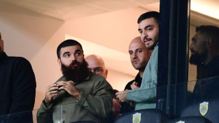 Παρακολούθησαν από κοντά το ΑΕΚ-ΠΑΟΚ Γιώργος και Νίκος Σαββίδης