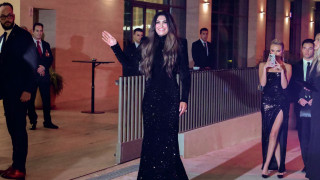 Στην Αθήνα η Κίμπερλι Γκιλφόιλ: Εντυπωσίασε στην πρώτη της δημόσια εμφάνιση