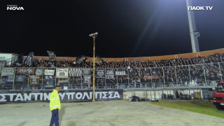 Πανσερραϊκός-ΠΑΟΚ: Το «πάρτι» σε κερκίδα και αγωνιστικό χώρο από την παρακάμερα της ΠΑΕ