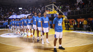 Ελλάδα-Ρουμανία: «Νέο γήπεδο στον Άρη»-Το ξεχωριστό πανό στις εξέδρες του «Nick Gallis Hall»