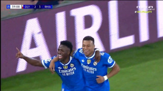 Και τέταρτο γκολ ο Μπαπέ και η Ρεάλ κάνει το 2-4 στο Καραϊσκάκης