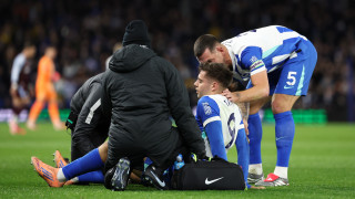 Στέφανος Τζίμας: Ανησυχία στην Μπράιτον για τον τραυματισμό του-«Δεν φαίνεται καλό»