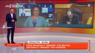 Καταγγελία για τον ΟΠΕΚΕΠΕ: «Δεν κάλεσαν τον πραγματικό Φραπέ στη Βουλή»