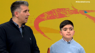 Σε ρόλο δημοσιογράφου ο Λέανδρος: Η συνέντευξη με Αγγελούδη