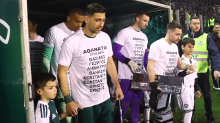 ΠΑΟΚ-Παναθηναϊκός: Κατάθεση στεφάνων στη Θύρα 4 από τους «πράσινους»