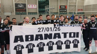 «Αθάνατοι»: Η συγκλονιστική κίνηση των παικτών της ομάδας βόλεϊ του ΠΑΟΚ στο Βέλγιο