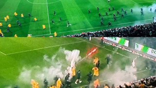 Επεισόδια και προσωρινή διακοπή στο Ντινάμο Δρέσδης – Χέρτα Βερολίνου!