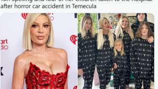 Tόρι Σπέλινγκ: Τραυματίστηκε σε τροχαίο μαζί με τα παιδιά της