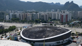 Πυρκαγιά στο Ολυμπιακό ποδηλατοδρόμιο του Ρίο!
