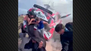 Τραγωδία σε αγώνα ράλι-Αυτοκίνητο βγήκε εκτός δρόμου και σκόρπισε τον θάνατο (vid)