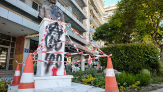 Θεσσαλονίκη: Βανδάλισαν την προτομή Λυγγερίδη