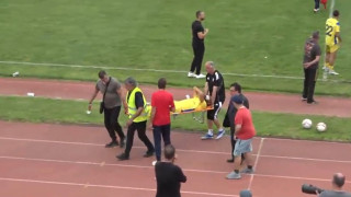 Ένταση, επεισόδια και διακοπή σε ματς Γ' Εθνικής: Αντικείμενο τραυμάτισε πρώην παίκτη του Ηρακλή!