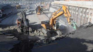 Θεσσαλονίκη-Flyover: Κατεδαφίστηκε το δεύτερο τμήμα της γέφυρας Πανοράματος