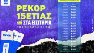 Super League: Ρεκόρ 15ετίας στα εισιτήρια του Πρωταθλήματος