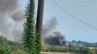 Φωτιά κοντά σε σπίτια στη Νέα Καλλικράτεια Χαλκιδικής