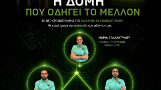 Ακαδημία Μακεδονικού: Οι επικεφαλής της νέας σεζόν 2026-27