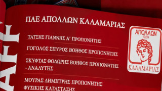 Το τεχνικό επιτελείο του Απόλλωνα: Οι βάσεις για τη νέα αγωνιστική χρονιά