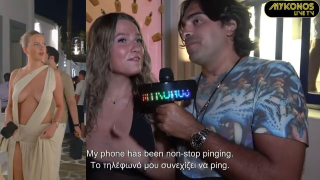 Ποια είναι η καλλονή που έγινε viral στη Μύκονο: «Δεν είμαι... πόρνη»