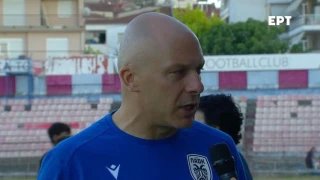 Πατρικίδης: «Συνεχίζουμε την δουλειά με το κεφάλι ψηλά»