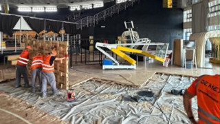 Άρης: Νέα κερκίδα 1.000 θέσεων στο «Nick Gallis Hall»-Σε πλήρη εξέλιξη οι εργασίες (pics)