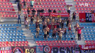 Απόλλων Καλαμαριάς: Οι φίλαθλοι αποθεώνουν τους παίκτες-Παρουσία Λανουά