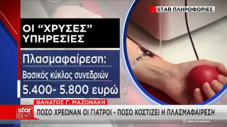 Θάνατος Μαζωνάκη: Πόσο κοστίζει η πλασμαφαίρεση-Τι ερευνούν οι ελεγκτικές Αρχές