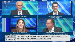 Χαμός στον αέρα: «Πήγε δύο φορές να με χτυπήσει» καταγγέλλει η Παπαδοπούλου – Η συγγνώμη Κωνσταντόπουλου