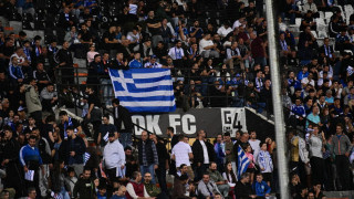 Η ανάκρουση του Εθνικού Ύμνου στην κατάμεστη Τούμπα (vid)
