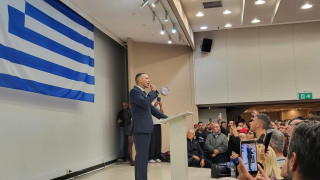 Μεγάλη συγκέντρωση  του Ηλία Κασιδιάρη  στην Θεσσαλονίκη