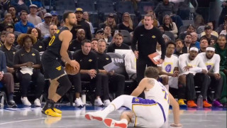 Το απόλυτο highlight: Ο Κάρι «ξάπλωσε» τον Ντόντσιτς στην ιστορική ανατροπή των Γουόριορς!