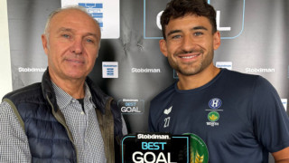 Ηρακλής: Ο Κράιντς παρέλαβε το βραβείο Stoiximan Best Goal από τον Δημήτρη Αδάμου