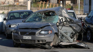 Τροχαίο στον Εύοσμο: Τρομακτική η κατάσταση του μοιραίου Volvo (pics)