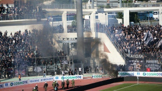 Επίδειξη καφρίλας από λιγοστούς ΠΑΟΚτσήδες και ΑΕΚτσήδες (video)