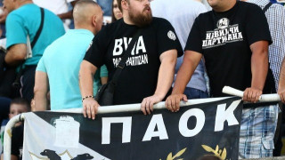 ΠΑΟΚτσήδικες φανέλες και πανό στο Παρτιζάν-Ολυμπιακός (pics)