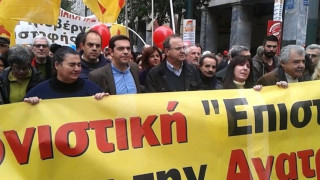 Στις πορείες κατέβηκε και ο Τσίπρας
