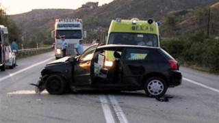 Νταλίκα ανετράπη στην Εγνατία Οδό, στο ύψος της Ασπροβάλτας