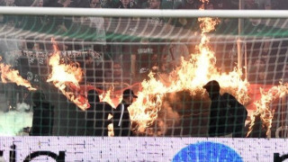 Πανηγύριζαν για τη διακοπή στα αποδυτήρια του Ολυμπιακού