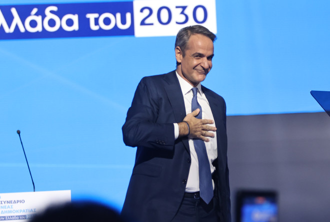 Τρίτη τετραετία και σταθερότητα το μήνυμα Μητσοτάκη: Τα «καρφιά» για Τσίπρα και Ανδρουλάκη