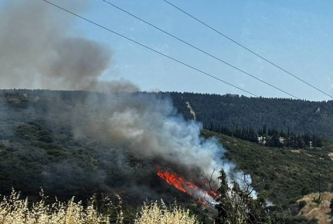 Θεσσαλονίκη: Οριοθετήθηκε η φωτιά στο Φίλυρο