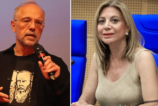 «Μωραίνει Κύριος»: Η αιχμηρή απάντηση Αυγερινού για τη διαγραφή του από την Καρυστιανού