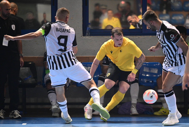 Futsal με ΠΑΟΚ-ΑΕΚ: Δεν έδωσε συνέχεια στις νίκες
