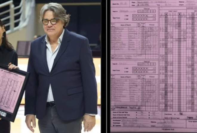 Το φύλλο αγώνα από τον τελικό του Κόρατς στην κόρη του Μαρκόπουλου: «Αξεπέραστε Σούλη, ήταν τιμή μας»