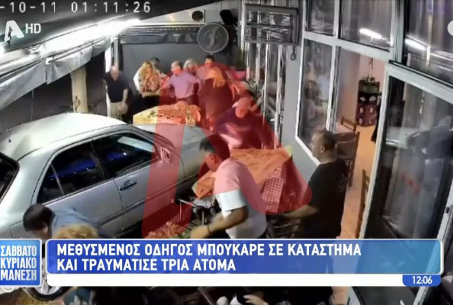 Θεσσαλονίκη: Μεθυσμένος οδηγός μπούκαρε σε κατάστημα στον Εύοσμο και τραυμάτισε τρία άτομα