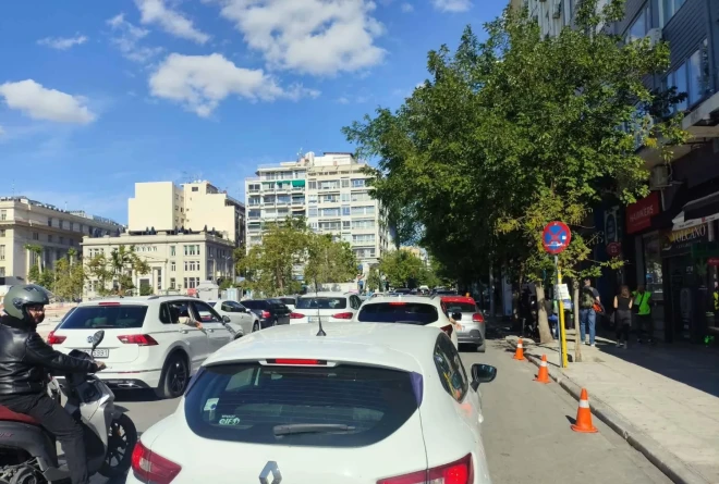 Κυκλοφοριακό χάος στο κέντρο της Θεσσαλονίκης