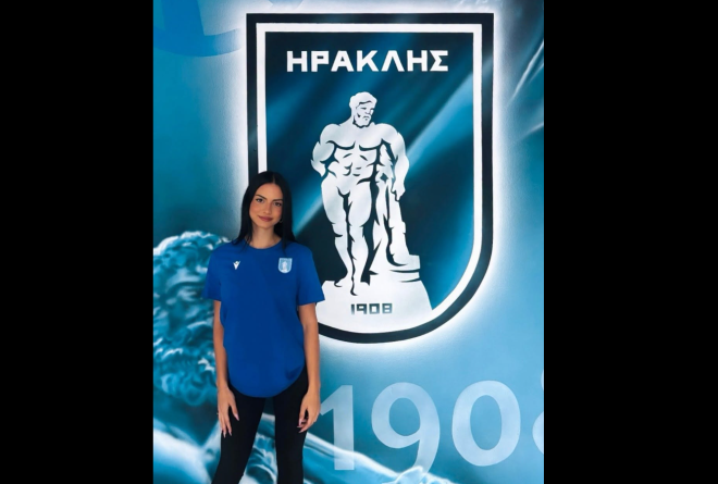 Ηρακλής: Η ανερχόμενη Σοφία Τσαρσιταλίδου στα κυανόλευκα